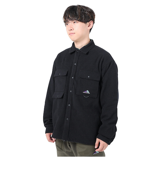 ニューバランス(new balance)シャツジャケット MT1996 クラシックフリース CPOシャツ AMT35116BK ブラック 軽量