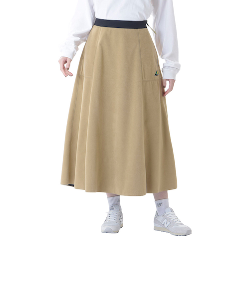 ニューバランス(new balance)フリース スカート MT1996 防風フリースリバーシブルフレアスカート AWK35114HMP ベージュ