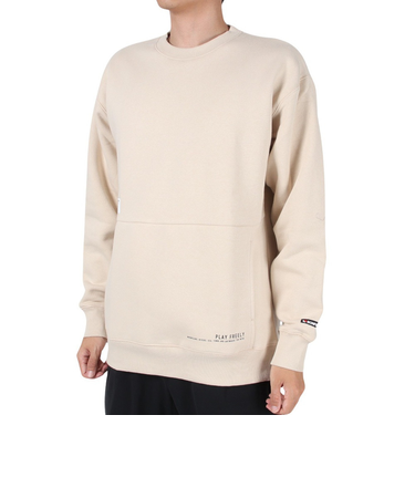 ボンファイアー（Bonfire）スウェット 無地 DRAFT FLEECE ドラフトフリース トレーナー 50BNF3FCD2287 BEG ベージュ