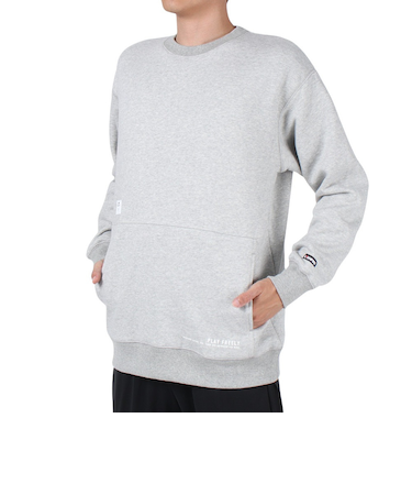 ボンファイア（Bonfire）スウェット 無地 DRAFT FLEECE ドラフトフリース トレーナー 50BNF3FCD2287 GRY グレー