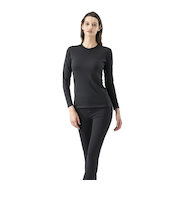 ミズノ（MIZUNO）アンダーシャツ ブレスサーモアンダーウエア 中厚 for Active クルーネック長袖シャツ C2JAA83109