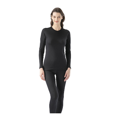 ミズノ（MIZUNO）アンダーシャツ ブレスサーモアンダーウエア 厚手 for Active クルーネック長袖シャツ C2JAA84109