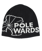 POLEWARDS（POLEWARDS）ニット帽 トレッキング 登山 ロゴジャガードビーニー PW2QFZ13 BLK ブラック