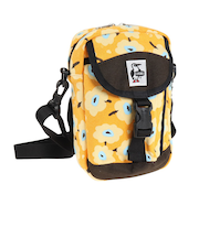 チャムス(CHUMS)ショルダーポーチ ミニショルダー スウェットナイロン CH60-3621-Z289 イエロー 花柄