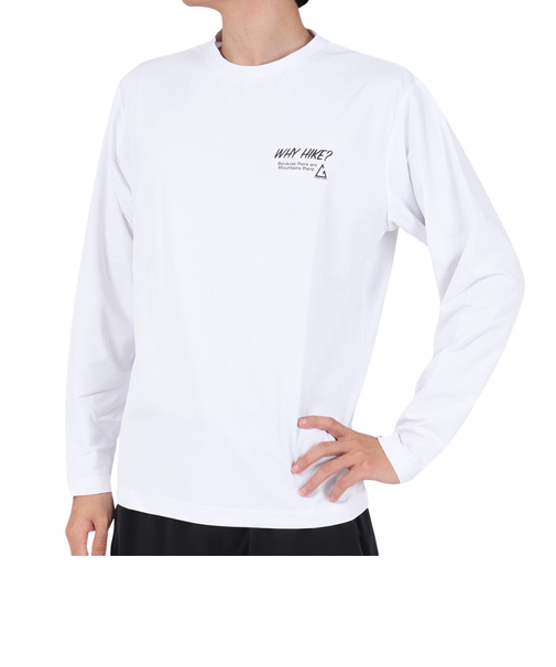 長袖Tシャツ ロンT WHY HIKE RE23FUK5610002 WHT ホワイト 速乾
