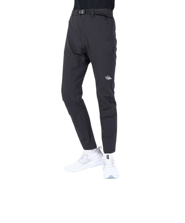 POLEWARDSパンツ ボトム デュラブル サーモトレックパンツ PW2QJD12 BLK ブラック 高耐久 撥水 ストレッチ