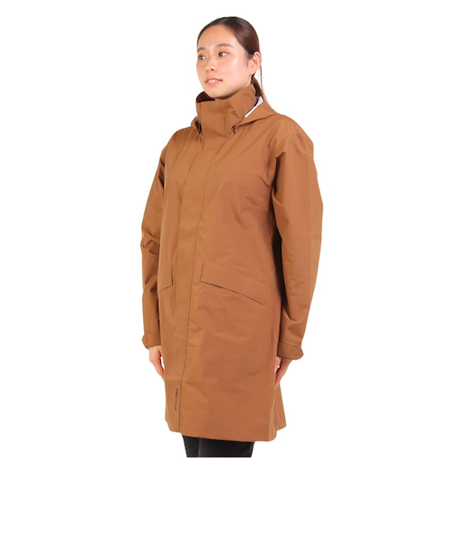 マーモット（Marmot）アウター レウィシア ロングジャケット TSFWR208Y-M012 ブラウン レインジャケット 耐久撥水