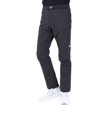 POLEWARDS(POLEWARDS)パンツ ボトム サーマライニング トレックパンツ PW2QJD11 BLK ブラック ストレッチ 高耐久 撥水