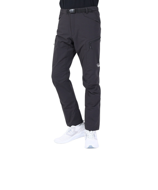 POLEWARDS(POLEWARDS)パンツ ボトム サーマライニング トレックパンツ PW2QJD11 BLK ブラック ストレッチ 高耐久 撥水