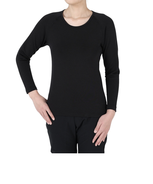 長袖アンダー シャツ DryWarm B.レイヤーW RE23FGC5620028 BLK ブラック 速乾