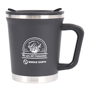 ホールアース（Whole Earth）カップ マグカップ 保温 保冷 フタ付き ダブルマグ WE2PDD02 BLK
