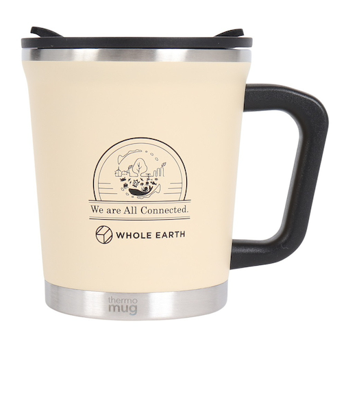 ホールアース（Whole Earth）カップ マグカップ 保温 保冷 フタ付き ダブルマグ WE2PDD02 IVR
