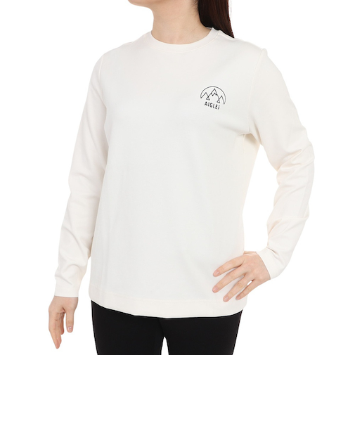 UVカット長袖ロゴTシャツ ZTFAO09-002