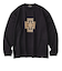 ペンドルトン（PENDLETON）フロントプリント 長袖Tシャツ 19807224 Black