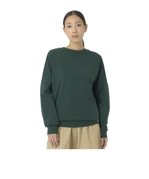 ニューバランス（new balance）長袖カットソー MT1996 ドルマンロングTシャツ AWT45008 NWG グリーン 吸汗速乾 4wayストレッチ…