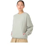 ニューバランス（new balance）長袖カットソー MT1996 ドルマンロングTシャツ AWT45008 OVN グレー 吸汗速乾 4wayストレッチ …