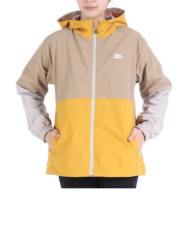 クリフメイヤー（KRIFF MAYER）アウター ジャケット 花粉ドロップ アクティブフードジャケット 2337818L-20:BEIGE ベージュ