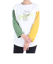 クリフメイヤー（KRIFF MAYER）ロンT 長袖Tシャツ SNOOPY スヌーピー ゆるロンT 2337824L-90:MULTI-COL ホワイト