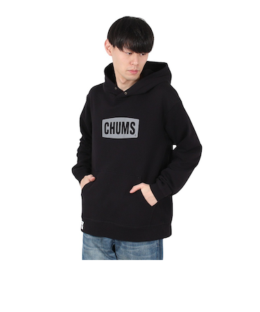 チャムス（CHUMS）ロゴプルオーバーパーカーループパイル スウェット CH00-1443-K083