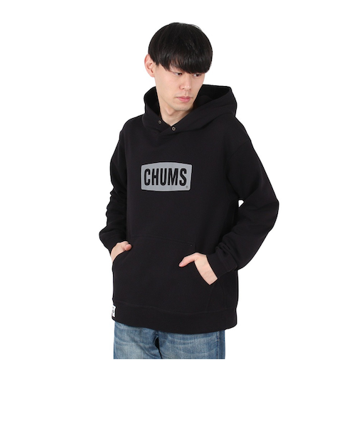 チャムス（CHUMS）ロゴプルオーバーパーカーループパイル スウェット CH00-1443-K083