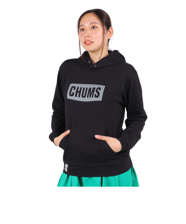 チャムス（CHUMS）ロゴプルオーバーパーカーループパイル スウェット CH10-1443-K083