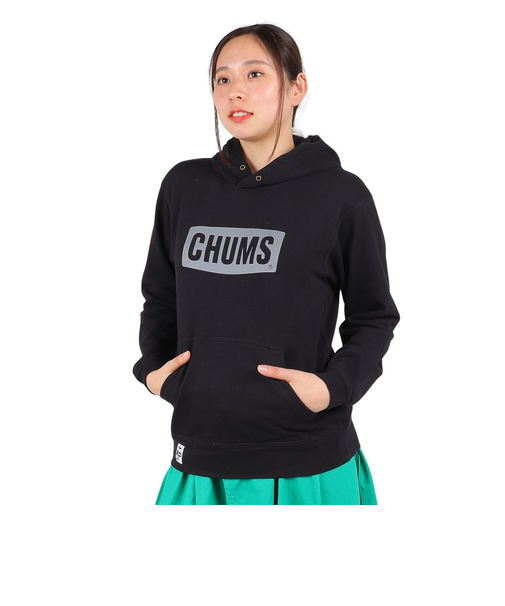 チャムス（CHUMS）ロゴプルオーバーパーカーループパイル スウェット CH10-1443-K083