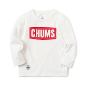 チャムス（CHUMS）ジュニア ロゴロングスリーブTシャツ CH21-1304-W014