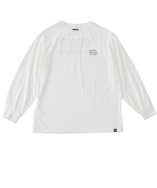 クリフメイヤー（KRIFF MAYER）バックプリント 長袖Tシャツ 2464907L 9 NATURAL
