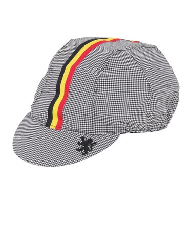 カペルミュール（KAPELMUUR）サイクルキャップ ベルギーライン kpcap1018-BK