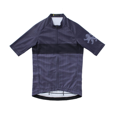 カペルミュール(KAPELMUUR)サイクリング ウェア 半袖 グレンチェックグラファイトプリント kphs1099-CGR