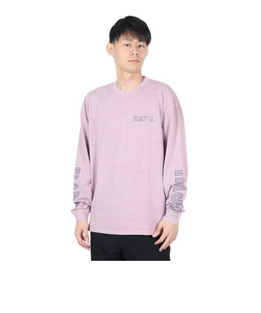 スリーブプリント ロングスリーブTシャツ 19822010 PNK