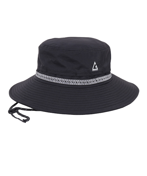 UV カット ひんやり 吸汗速乾 帽子 ハット トレッキング 登山 VENTILATION HAT RE24SST5700024 BLK UV