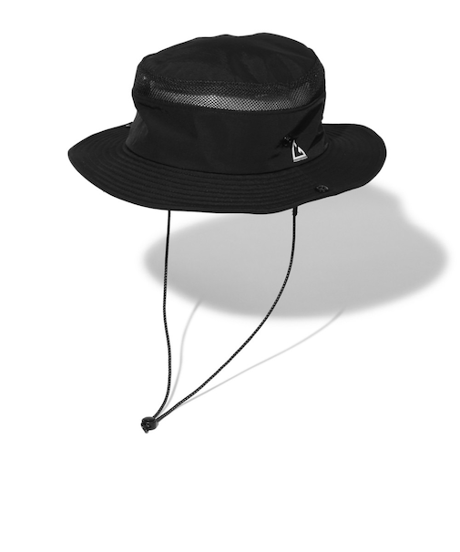 スイスブランド UV カット ひんやり 吸湿速乾 帽子 ハット トレッキング BREATHABLE HAT RE24SST5700029 BLK