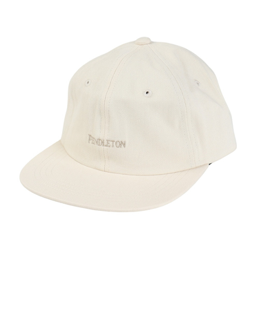 ペンドルトン（PENDLETON）帽子 キャップ TWILL CAP PDT-000-241014 OWHT オフホワイト UV対策 シンプルロゴ