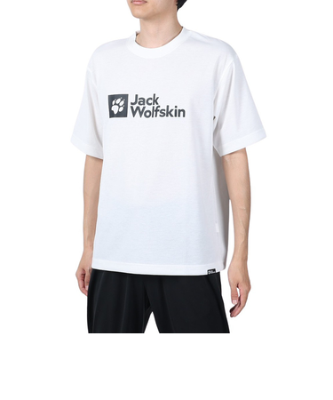 ジャックウルフスキン（JackWolfskin）半袖Tシャツ 2LINE STD LOGO SS T 5031192_5055