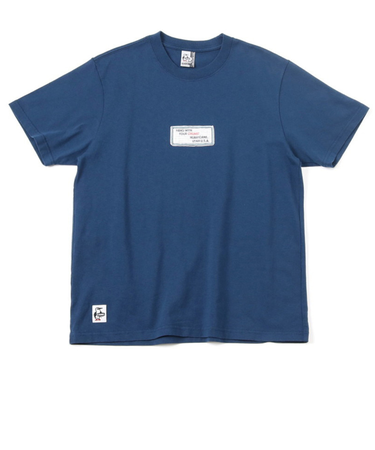 チャムス（CHUMS）高耐久 ヘビーウェイトコットン ファクトリーTシャツ CH01-2352-N001 ネイビー 綿100 厚地