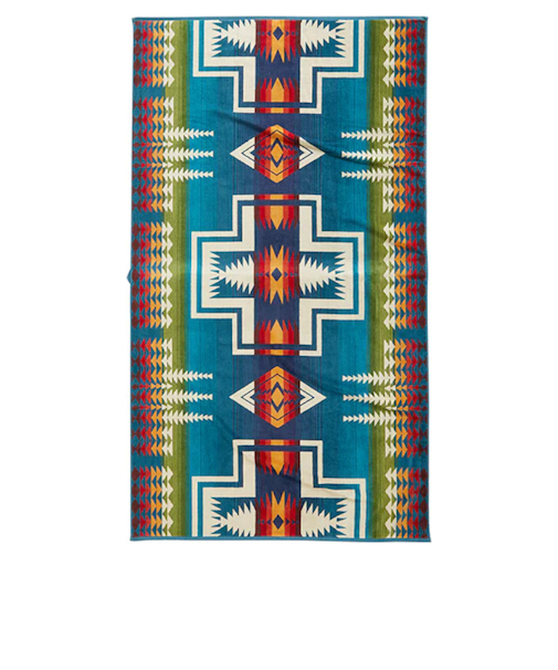 ペンドルトン（PENDLETON）ジャガードバスタオル オーバーサイズ センチュリーハーディングロイヤルブルー 19373185079000