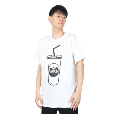 半袖Tシャツ カットソー ラージシェイク Tシャツ ホワイト 19822046 WHT