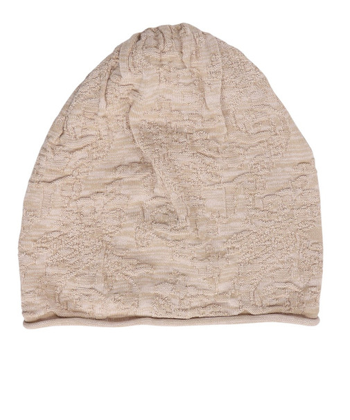 アミナ（amina）ペイズリ柄ニットキャップ CWYP3102 BEIGE