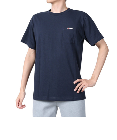 ボンファイア（Bonfire）MT.HOOD 半袖Tシャツ 50BNF4SCD2306 NVY