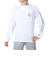 ボンファイアー（Bonfire）速乾 ドライ 長袖Tシャツ ロンT キャンピングラヴァーズTシャツ 50BNF4SCD2310 WHT ホワイト 袖プリント