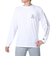 ボンファイアー（Bonfire）速乾 ドライ 長袖Tシャツ ロンT キャンピングラヴァーズTシャツ 50BNF4SCD2310 WHT ホワイト 袖プリント