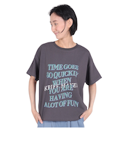 クリフメイヤー（KRIFF MAYER）接触冷感 吸水速乾 半袖 ウェットプロテクト ユル Tシャツ ロゴ 2347880LX:17:CHARCOAL チャコ…