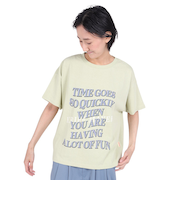 クリフメイヤー（KRIFF MAYER）接触冷感 吸水速乾 半袖 ウェットプロテクト ユル Tシャツ ロゴ 2347880LX:64:L/GREEN グリーン