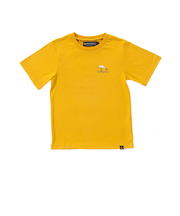 クリフメイヤー（KRIFF MAYER）ジュニア 半袖Tシャツ おひさまプリントTシャツ ルアー 2347849K-55:YELLOW イエロー 撥水