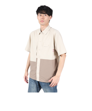 コールマン（Coleman）バイカラーシャツ X9432A BEG