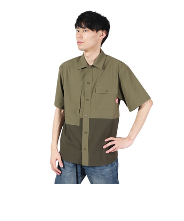 コールマン（Coleman）バイカラーシャツ X9432A KHA