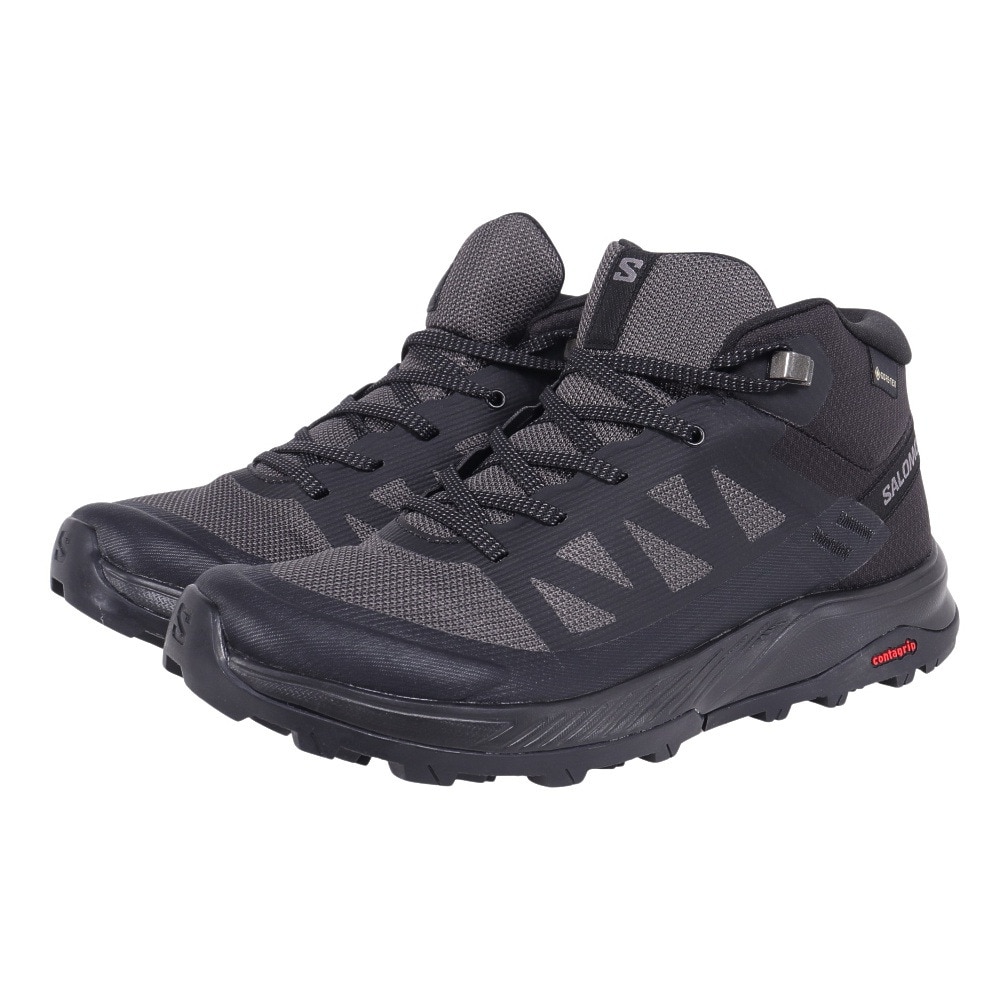 サロモン（SALOMON）ゴアテックス トレッキングシューズ 登山靴 アウトライズ ミッド OUTRISE MID GORE-TEX W  L47160500｜ヴィクトリアエルブレスの通販｜&mall（アンドモール）三井ショッピングパーク公式通販