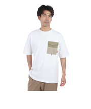 コールマン（Coleman）布帛ポケット付き 半袖 Tシャツ X5431A WHT