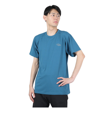 POLEWARDS（POLEWARDS）半袖Tシャツ DRY COMFORT PW2RJA01 MBLU マリンブルー 軽量 ストレッチ ラグランスリーブ